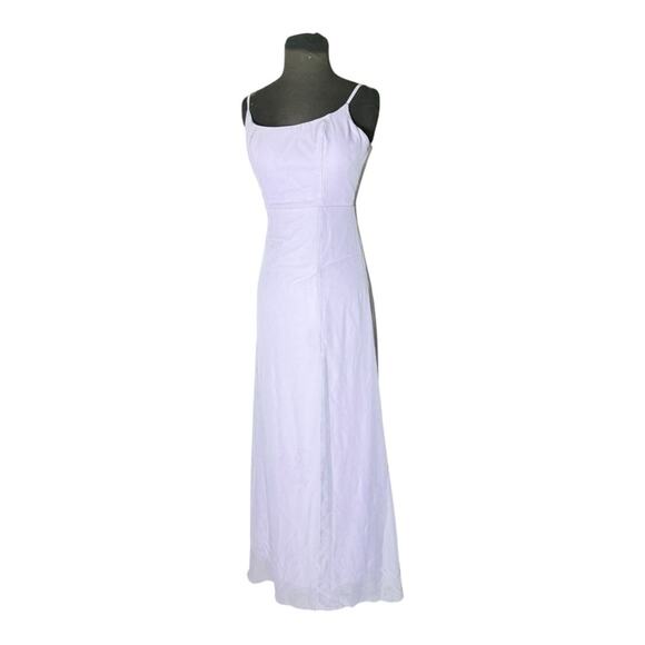 Birdy Grey Amy Lavender Wide Scoop Neck Maxi Dress XS Fairy Bridesmaid Romantic - Picture 3 of 9